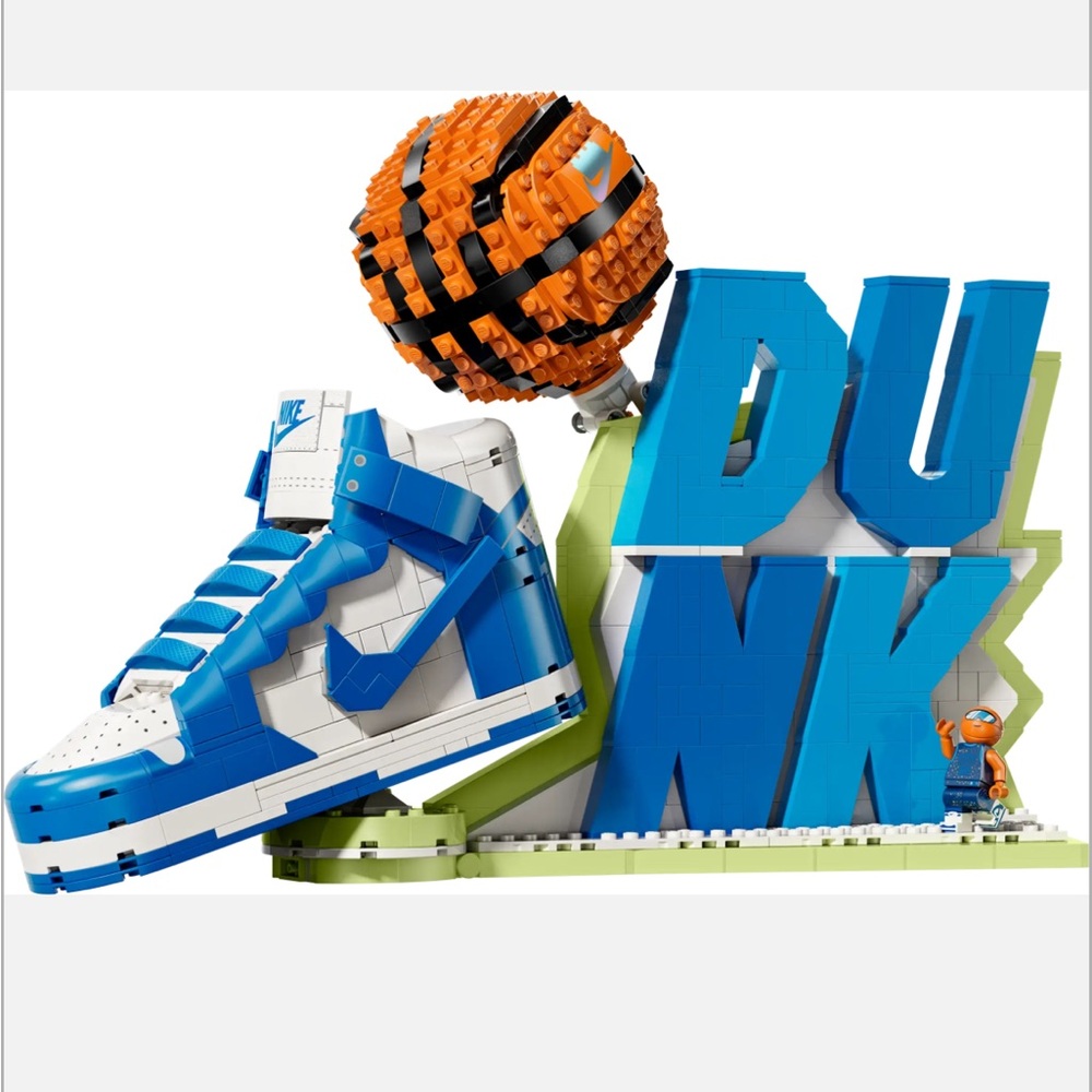 Lego Basketball Dunk Set - Blue, Orange, and Green
